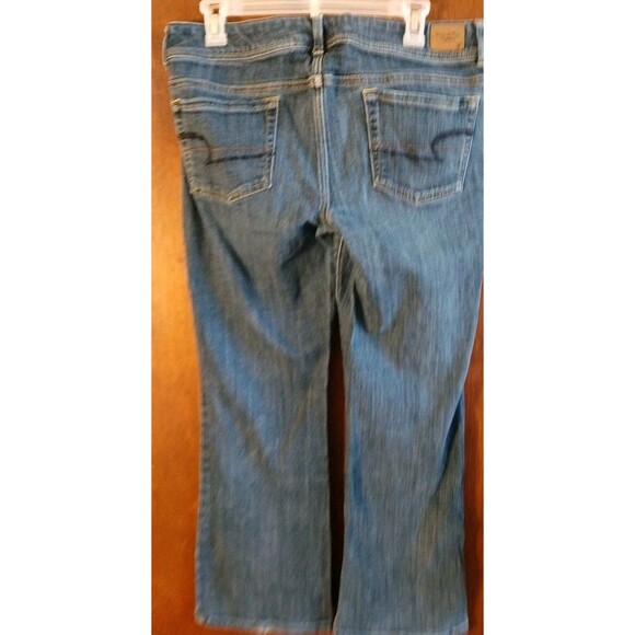 American Eagle Original Boot Womens Stretch Jeans Sz 12 Regular Medium Wash - Picture 9 of 16
